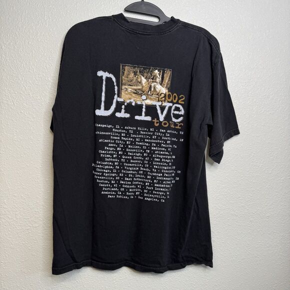 VTG ALAN JACKSON 2002 Country Concert Tour Drive Double Sided Shirt Adult Large - Picture 4 of 4
